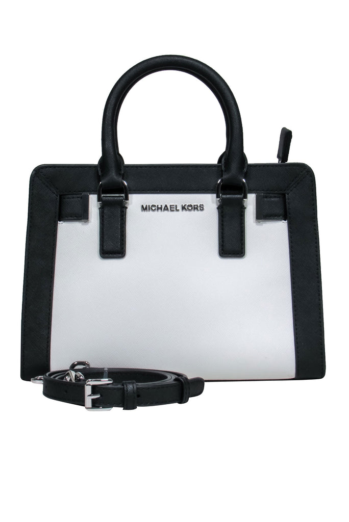 Michael Kors Black Leather Handle Bag