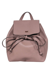 Current Boutique-Michael Kors - Blush Pebbled Leather Drawstring Backpack