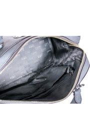 Current Boutique-Michael Kors - Grey Leather Bowling-Style Bag
