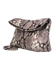 Current Boutique-Michael Kors - Grey Snakeskin Shoulder Bag