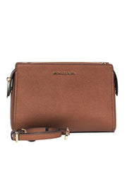 Current Boutique-Michael Kors - Light Brown Leather Crossbody