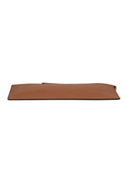Current Boutique-Michael Kors - Light Brown Textured Leather Rectangular Wristlet