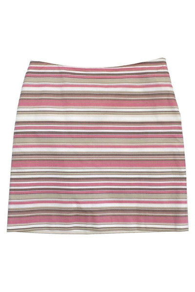 Current Boutique-Michael Kors - Multicolor Striped Cotton Skirt Sz 6