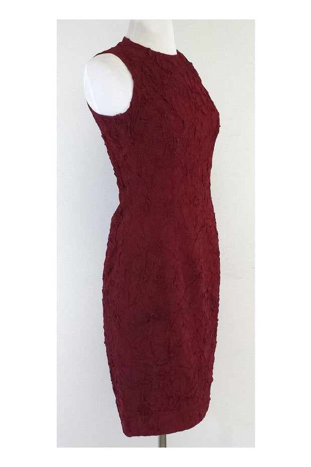 Current Boutique-Michael Kors - Red Crinkle Sleeveless Dress Sz 2