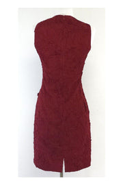 Current Boutique-Michael Kors - Red Crinkle Sleeveless Dress Sz 2