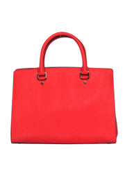 Current Boutique-Michael Kors - Tomato Red Structured "Selma" Satchel