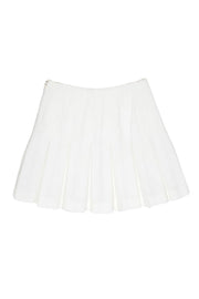Current Boutique-Michael Kors - White Cotton Pleated Tennis Skirt Sz 6