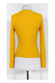 Current Boutique-Michael Kors - Yellow Ribbed Sweater Sz XS