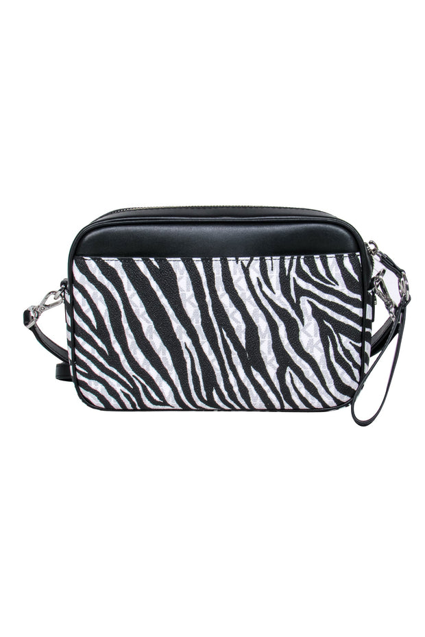 Michael Kors - Zebra Print Crossbody Bag w/ Wristlet – Current