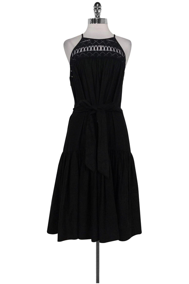 Current Boutique-Milly - Black Flared Dress Sz 4