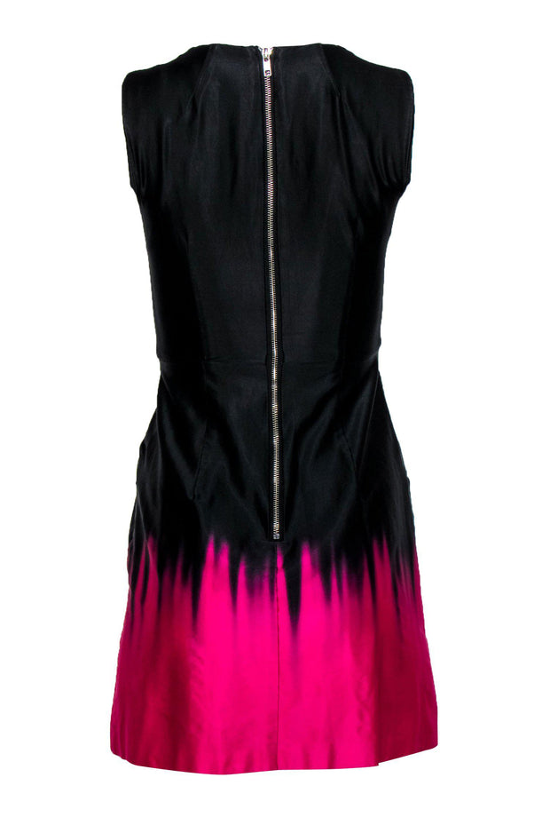 Current Boutique-Milly - Black & Pink Ombre Skirt A-Line Dress Sz 0