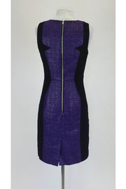 Current Boutique-Milly - Black & Purple Sleeveless Dress Sz 6