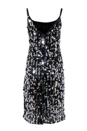 Current Boutique-Milly - Black Sequin Mini "Jessie" Dress Sz 6