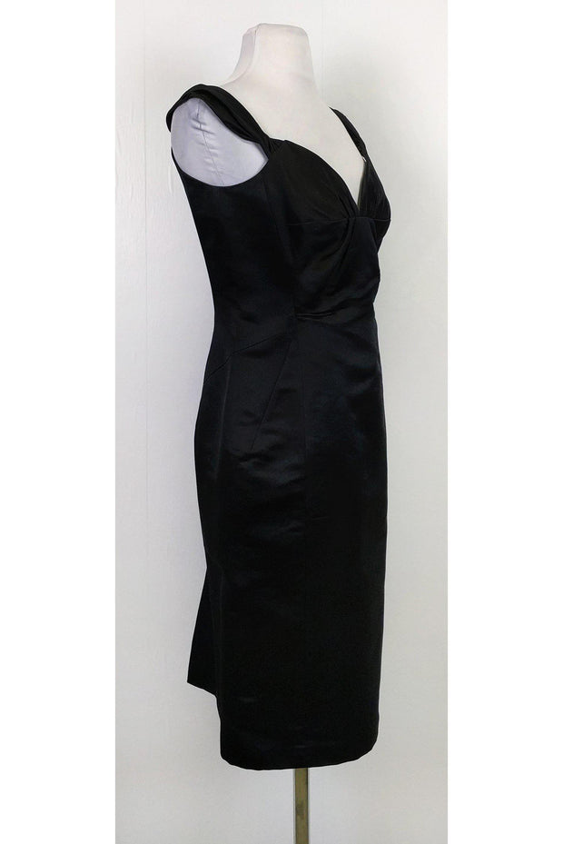 Current Boutique-Milly - Black Silk Dress Sz 6