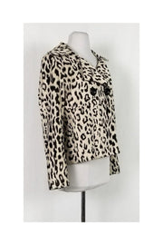 Current Boutique-Milly - Black & White Animal Print Jacket Sz 8