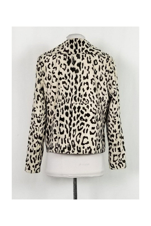 Current Boutique-Milly - Black & White Animal Print Jacket Sz 8