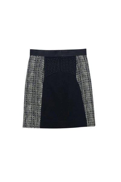 Current Boutique-Milly - Black & White Tweed Skirt Sz 6