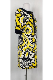 Current Boutique-Milly - Blue, White & Yellow Floral Dress Sz 6