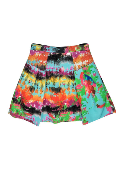 Current Boutique-Milly - Bright Splatter Patterned Skirt Sz 2