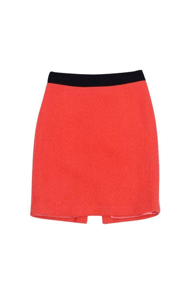 Current Boutique-Milly - Coral Wool Pencil Skirt Sz 4