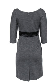 Current Boutique-Milly - Dark Grey Cocktail Dress w/ Bow Sz S