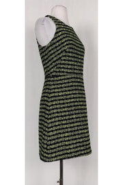 Current Boutique-Milly - Green & Black Tweed Dress Sz 6