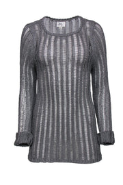 Current Boutique-Milly - Grey Knitted Sweater Sz L