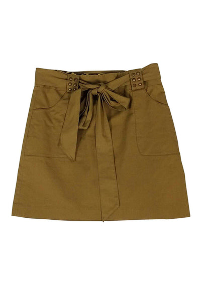 Current Boutique-Milly - Khaki Miniskirt Sz 4