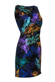 Current Boutique-Milly - Multicolor Crystal Print Sleeveless Sheath Dress Sz 4