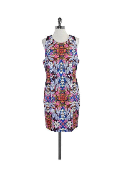 Current Boutique-Milly - Multicolor Digital Print Neoprene Dress Sz 14
