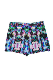 Current Boutique-Milly - Multicolor Floral Cotton Blend Shorts Sz 10