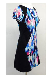 Current Boutique-Milly - Multicolor Geo Print Short Sleeve Dress Sz 2