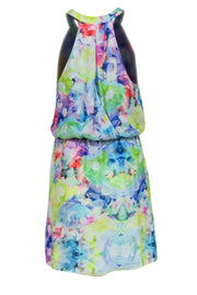 Current Boutique-Milly - Multicolor Pastel Floral Print Mini Dress Size M