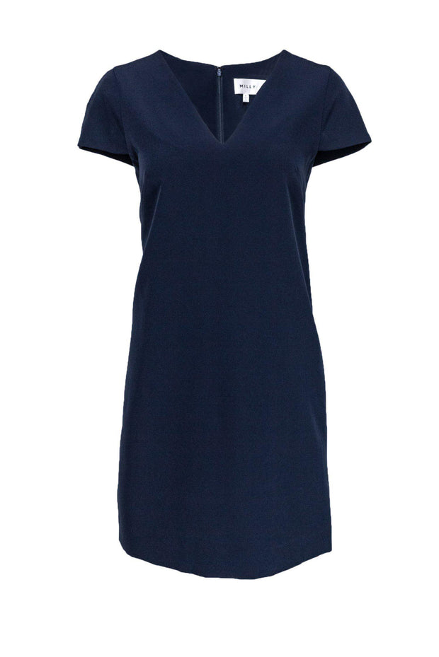Current Boutique-Milly - Navy Blue Eva Shift Dress Sz 8
