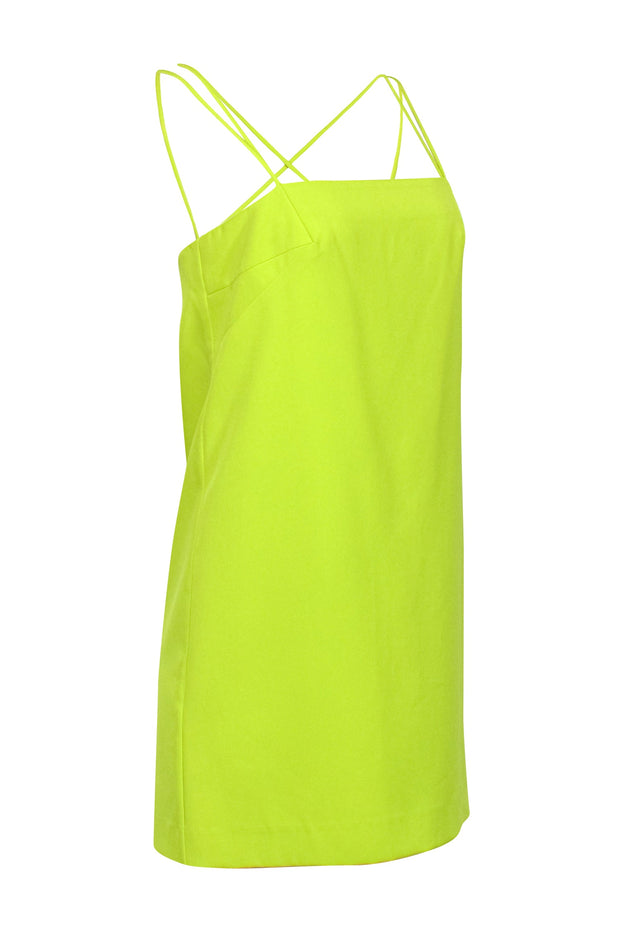 Current Boutique-Milly - Neon Green Sleeveless Mini Dress Sz 6
