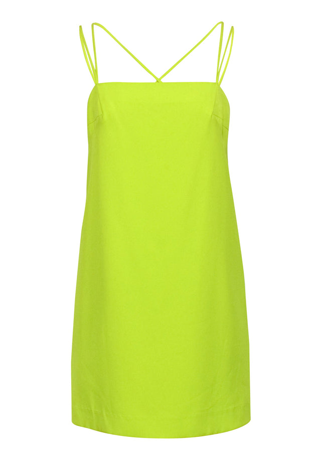 Current Boutique-Milly - Neon Green Sleeveless Mini Dress Sz 6