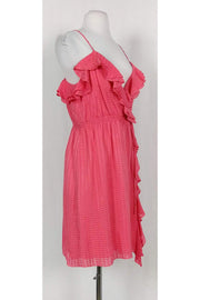 Current Boutique-Milly - Pink Ruffle Dress Sz 6