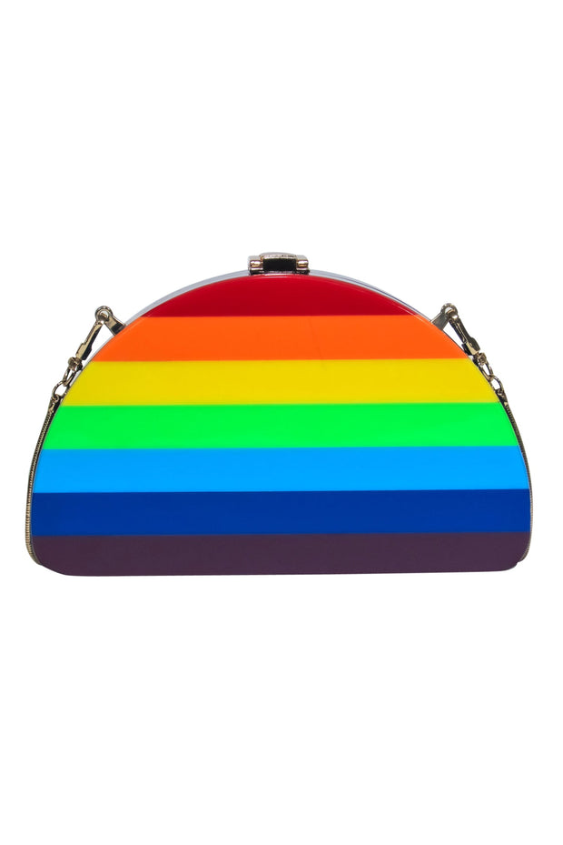 Current Boutique-Milly - Rainbow Hard-Sided Convertible Latched Crossbody