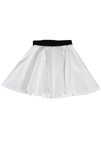 Current Boutique-Milly - White Fit & Flare Miniskirt Sz 0