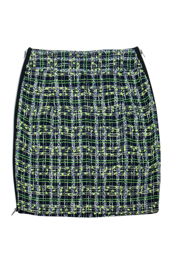 Current Boutique-Milly - Yellow & Blue Plaid Skirt Sz 2