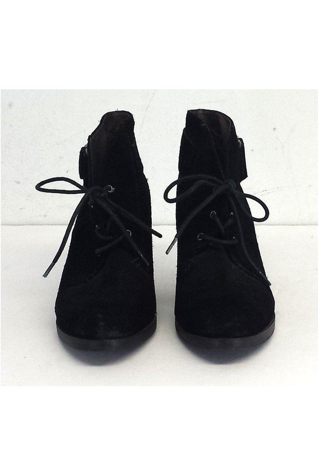 Current Boutique-Miss Sixty - Black Suede Ankle Booties Sz 6