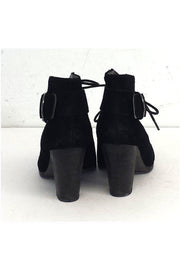 Current Boutique-Miss Sixty - Black Suede Ankle Booties Sz 6