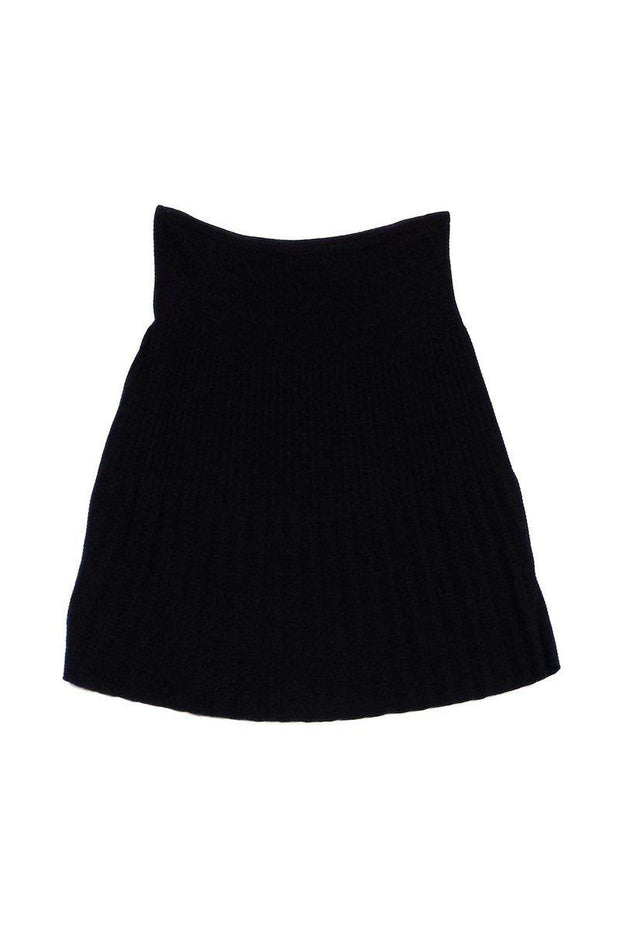 Current Boutique-Missoni - Black Pleated Knit Skirt Sz 4
