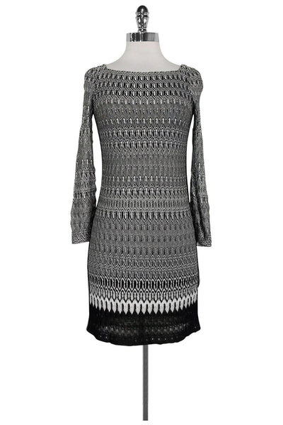 Current Boutique-Missoni - Black & White Knit Dress Sz 2