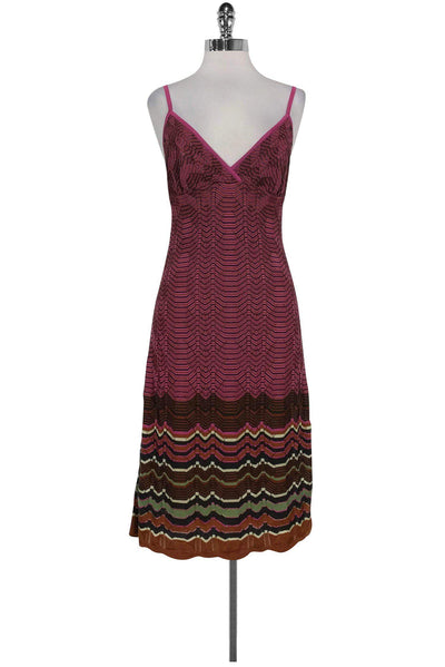 Current Boutique-Missoni - Chevron Print Knit Tank Dress Sz 8