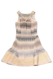 Current Boutique-Missoni - Cream & Grey Fit & Flare Dress Sz 4
