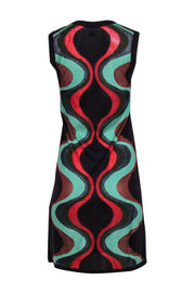 Current Boutique-Missoni - Multicolor Wavy Patterned Cotton Blend Tank Dress Sz 6