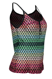 Current Boutique-Missoni - Multicolored Knitted Sheer Tank Sz M