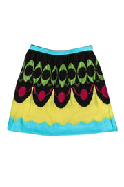 Current Boutique-Missoni - Multicolored Printed Knit A-Line Skirt Sz 6