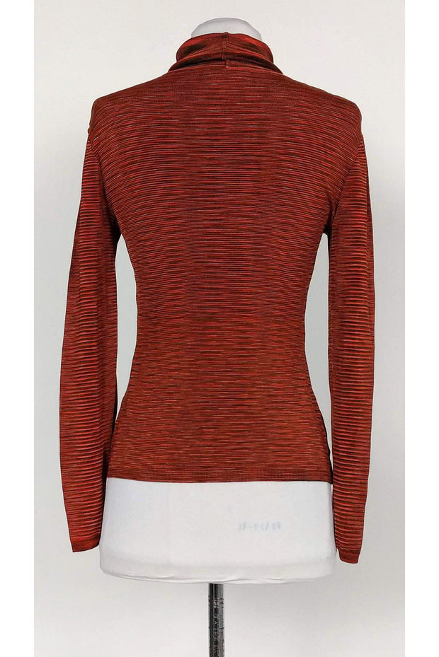 Current Boutique-Missoni - Orange & Brown Turtleneck Sweater Sz S